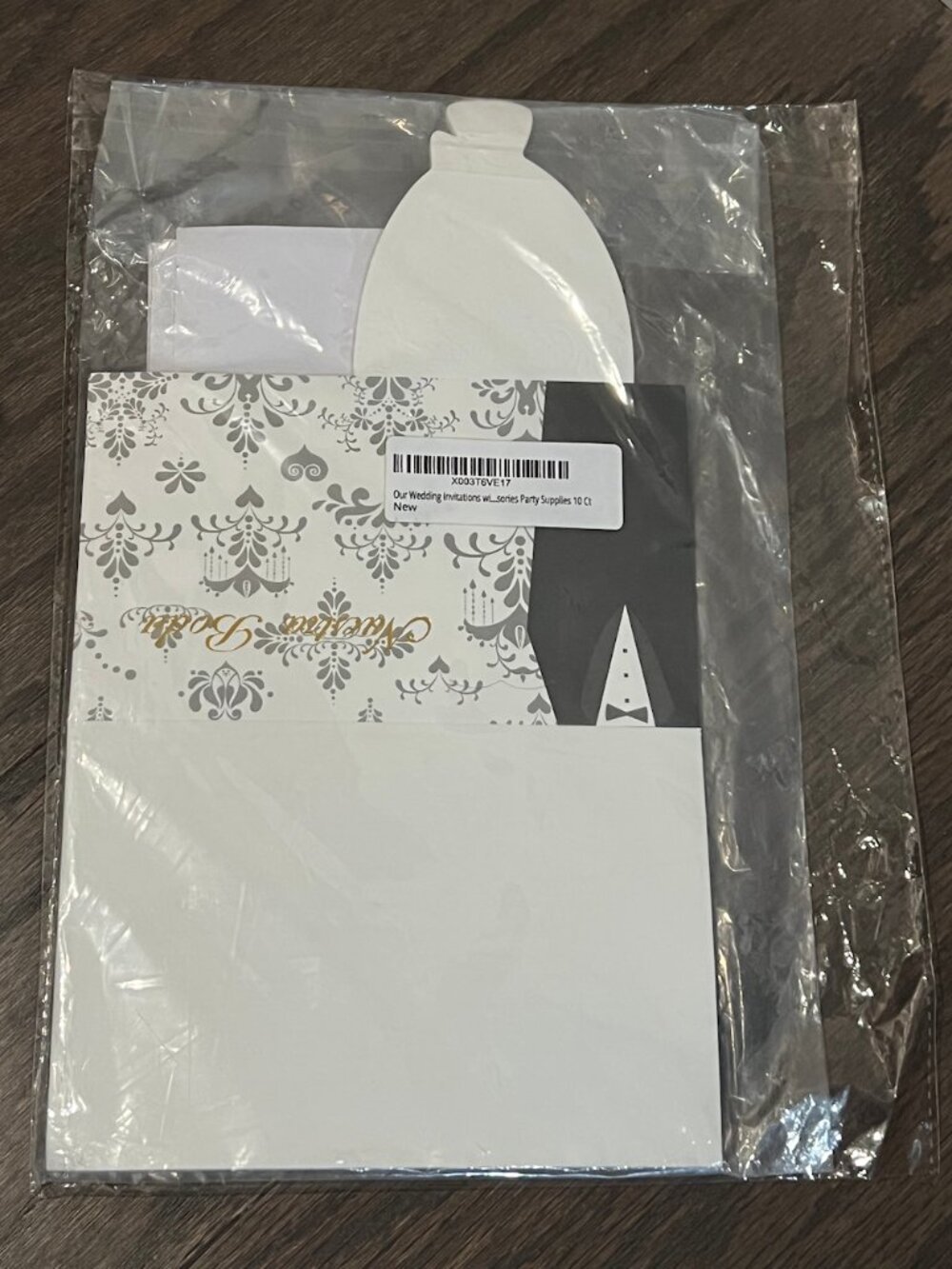 Nuestra Boda Invitations with Envelopes Bridal Shower Party Supplies 10 Count